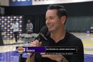 雷迪克：我还没和詹姆斯打过高尔夫 他在中国行后和老婆去旅游了