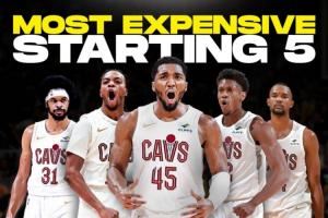 薪资要爆炸！美媒：骑士未来首发5人薪资总额超过1.7亿 全力冲冠