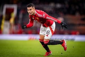 状态出色！卡塞米罗生涯首次在单场英超传射建功